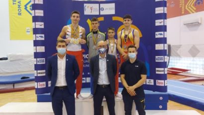 [AUDIO] Salbă de medalii pentru gimnaștii juniori ai Reșiței! Andrei Titi, de cinci ori aur la Naționale