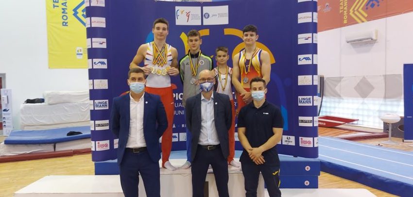 [AUDIO] Salbă de medalii pentru gimnaștii juniori ai Reșiței! Andrei Titi, de cinci ori aur la Naționale