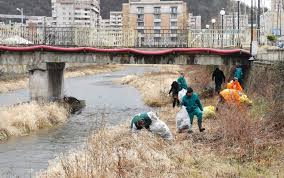 Studenţii reşiţeni igienizează centrul urbei de pe Bârzava printr-o amplă campanie de ecologizare