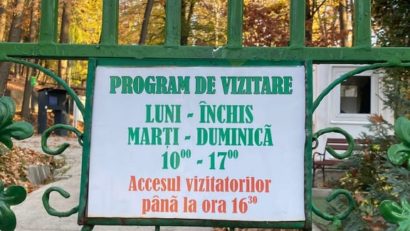 Zoo Reşiţa este deschis vizitatorilor pe întreaga perioadă a minivacanţei de 1 Decembrie