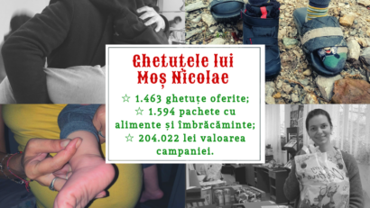 [FOTO-AUDIO] Campania umanitară „Ghetuțele lui Moș Nicolae” a ajuns la final