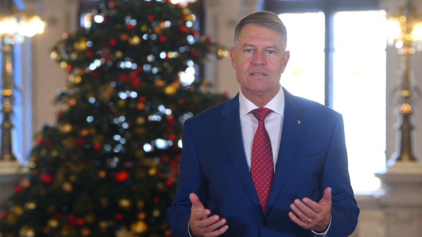 Mesajul transmis de Președintele României, Klaus Iohannis, cu prilejul Crăciunului