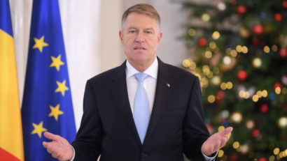 Klaus Iohannis, mesaj video de Anul Nou