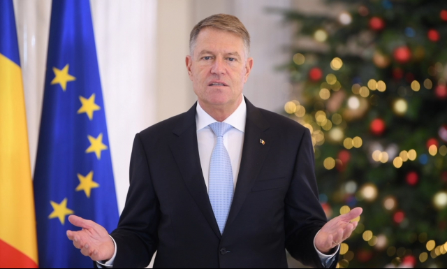 Klaus Iohannis, mesaj video de Anul Nou