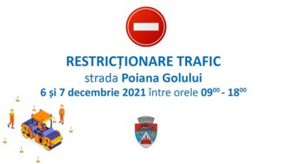 Trafic restricționat în Reșița