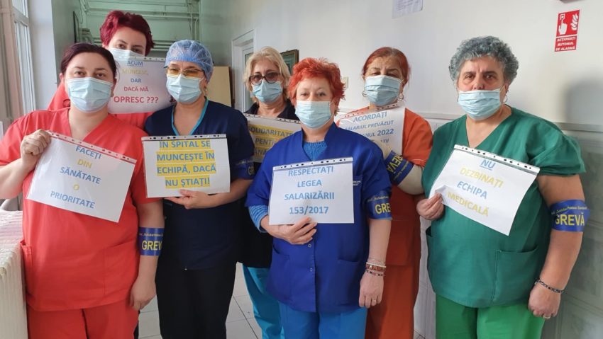 Cadrele medicale de la „Solidaritatea Sanitară” protestează astăzi la Bucureşti