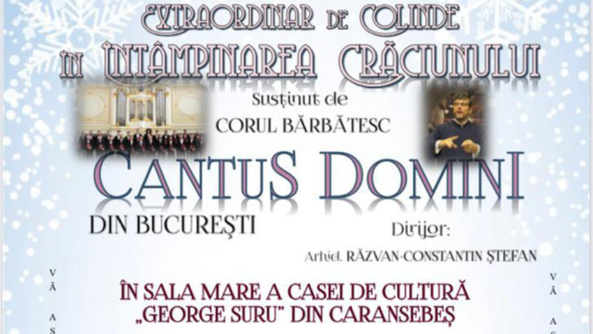 [AUDIO] „În întâmpinarea Crăciunului” alături de Cantus Domini, la Caransebeș