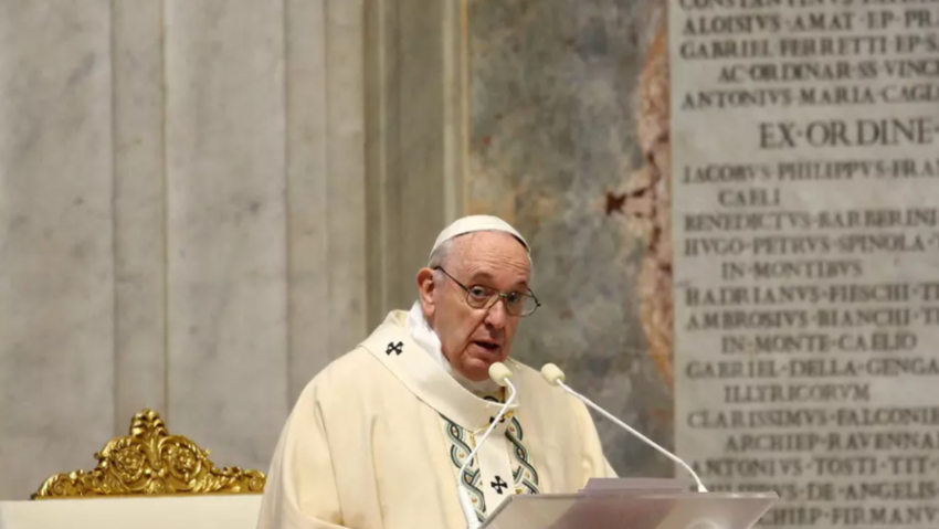 Papa Francisc se roagă pentru Ucraina!