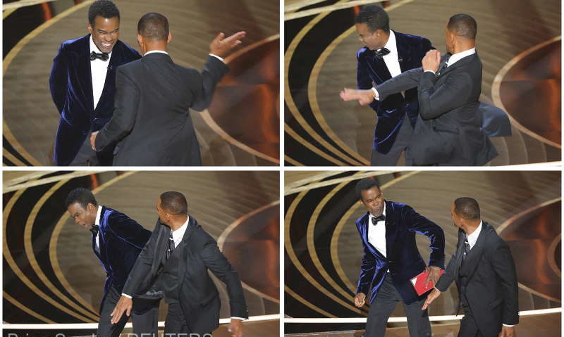 [VIDEO] Will Smith l-a pălmuit pe Chris Rock pe scena galei Oscar din cauza unei glume