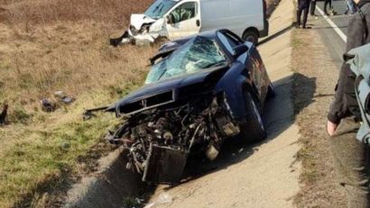 Grav accident rutier pe DN 6, în zona comunei Topleț