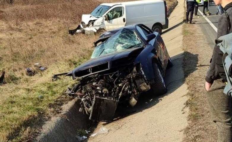 Grav accident rutier pe DN 6, în zona comunei Topleț