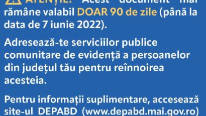 Documentele expirate trebuie schimbate în următoarele trei luni