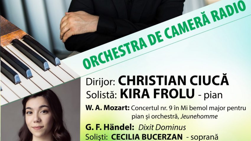 Pianista Kira Frolu este solista concertului compus de Mozart la aceeași vârstă: 21 de ani