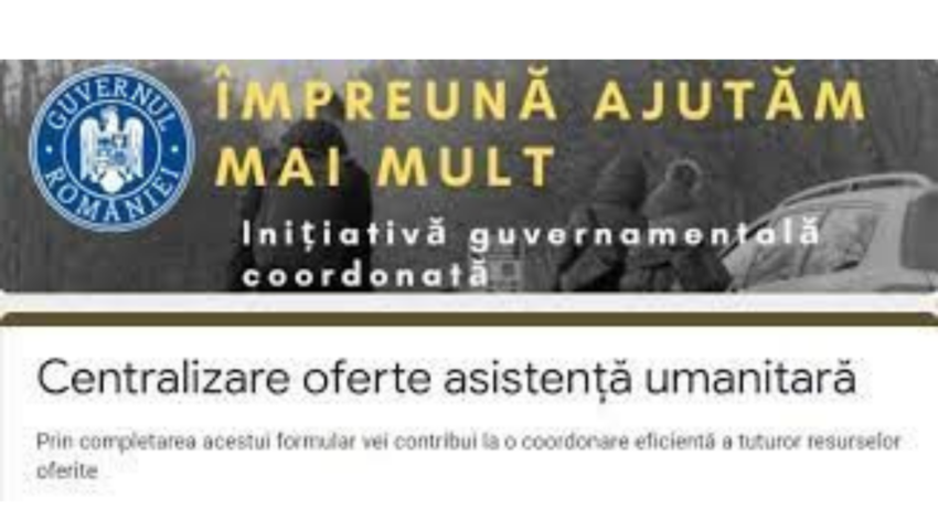 Ucraina – Împreună ajutăm mai mult