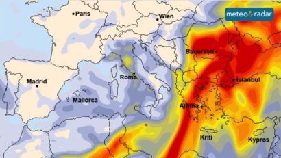 Un nou val de praf saharian deasupra României