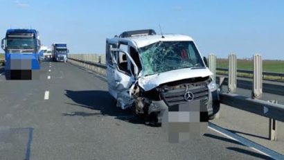 Accident cu 8 victime pe autostrada A1