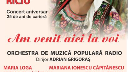 Am venit aici la voi – concert folcloric aniversar Silvana Rîciu