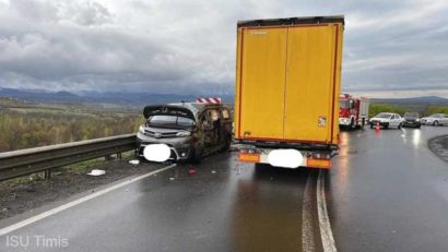 Minor în stare de inconştienţă, transportat cu elicopterul la spital, în urma unui accident rutier