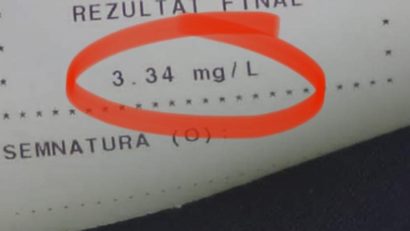 Un bărbat a fost prins pe autostrada A1 cu o alcoolemie de 3,34