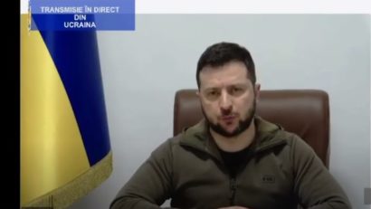 [VIDEO] Președintele Ucrainei, Volodimir Zelenski, discurs în plenul Parlamentului