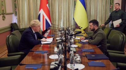 Cea de-a 45-a zi a invaziei Rusiei în Ucraina: Premierul britanic Boris Johnson, într-o vizită surpriză la Kiev