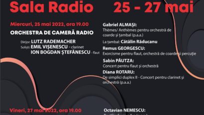 Săptămâna Internațională a Muzicii Noi – ediția 31, la Sala Radio