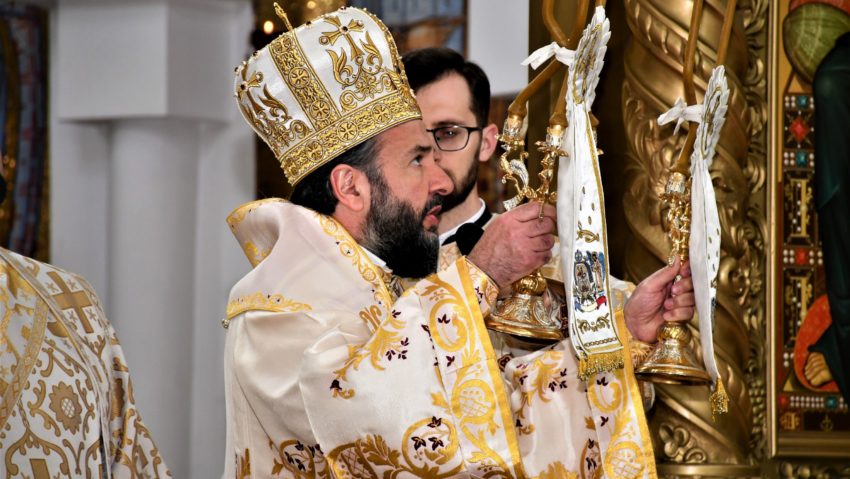 [AUDIO-FOTO] Propovăduirea Învierii și sărbătorirea femeilor mironosițe în Episcopia Caransebeșului