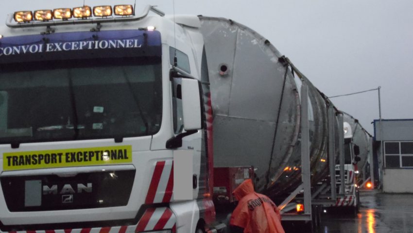 Transport agabaritic pe traseul Sibiu – A1 – Holdea – PTF Nădlac 2