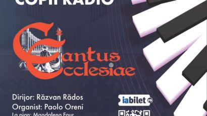 Cea mai mare orgă din România acompaniază Corul de Copii Radio