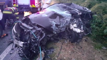 [FOTO] Accidente grave în vestul țării! Două persoane și-au pierdut viața