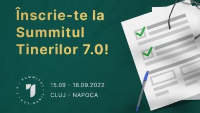 „Summitul Tinerilor” revine în 2022, la Cluj-Napoca, cu o temă de interes major pentru toţi tinerii din ţară!