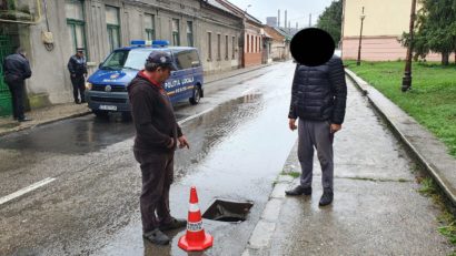 Reșița: Recompensa oferită a avut efect. Hoții grilajelor de canalizare au fost prinși