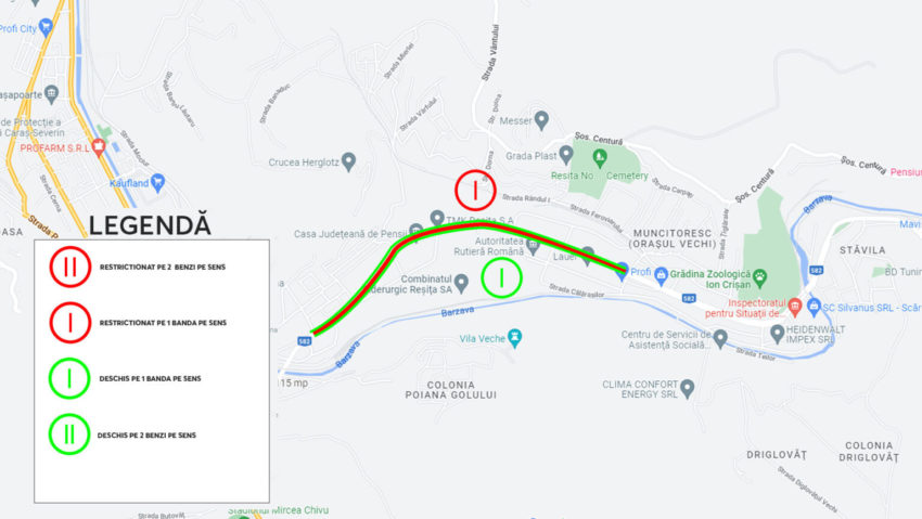 Reșița: Noi restricții de circulație