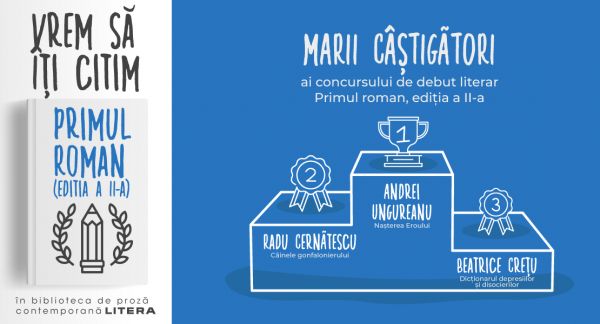 Reşiţeanul Radu Cernătescu printre câştigătorii primelor 3 locuri ale concursului internaţional „Primul Roman”