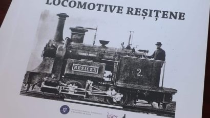 [FOTO-AUDIO] Locomotivele reşiţene, în album şi pe simeze, pe peronul 3 al Gării de Sud din oraş