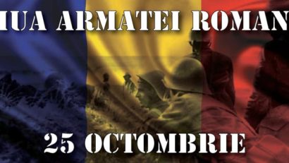 Ziua Armatei României va fi marcată în Parcul Tricolorului din Reșița, printr-o ceremonie militară şi depuneri de coroane şi jerbe de flori