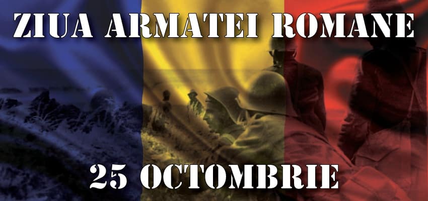 Ziua Armatei României va fi marcată în Parcul Tricolorului din Reșița, printr-o ceremonie militară şi depuneri de coroane şi jerbe de flori