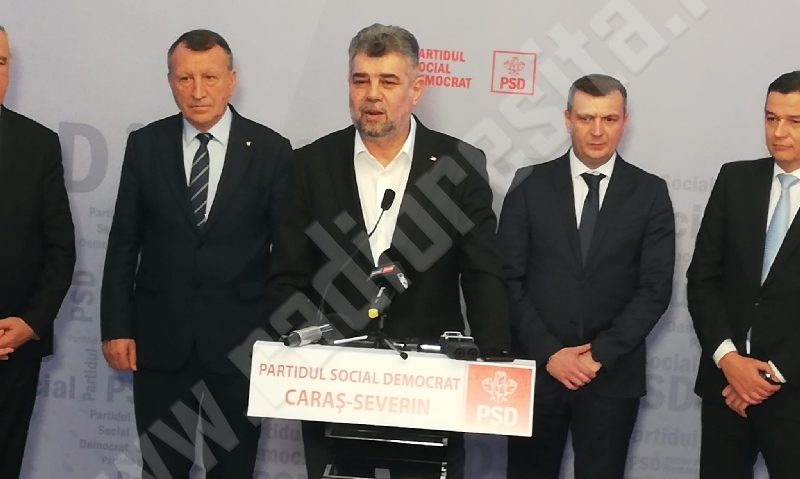 [FOTO] Marcel Ciolacu: “E liniște în vestiarele PSD Caraș-Severin”