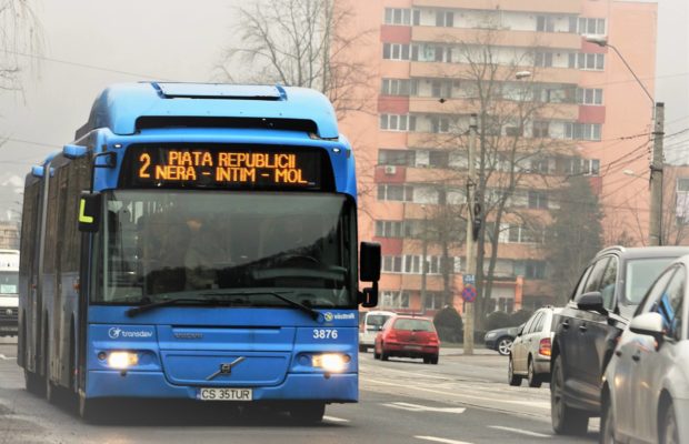 Lucrările la proiectul de tramvai reconfigurează din nou traseul autobuzelor din Reşiţa