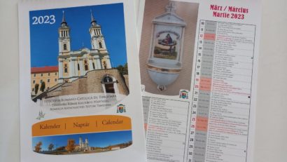 Dieceza de Timișoara este singura din România, respectiv din acest colț al Europei, care editează un calendar de perete propriu în șapte limbi de conversaţie