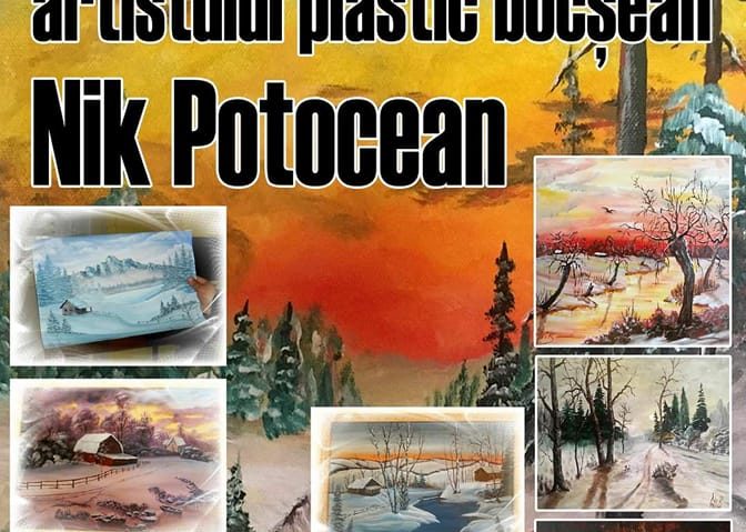 Plasticianul bocşan Nik Potocean pe simeze la Anina