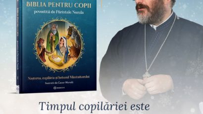 ”Biblia pentru copii”, scrisă de preotul Constantin Necula, lansată la Gaudeamus