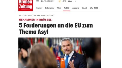 Cancelarul Austriei vine la Consiliul European cu cinci condiţii