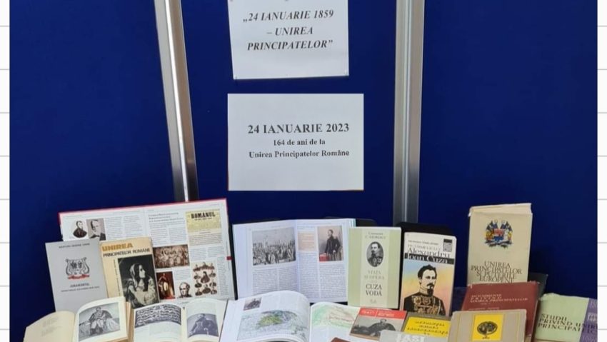 Biblioteca Judeţeană „Paul Iorgovici” din Reșița prezintă o expoziție dedicată Unirii Principatelor Române