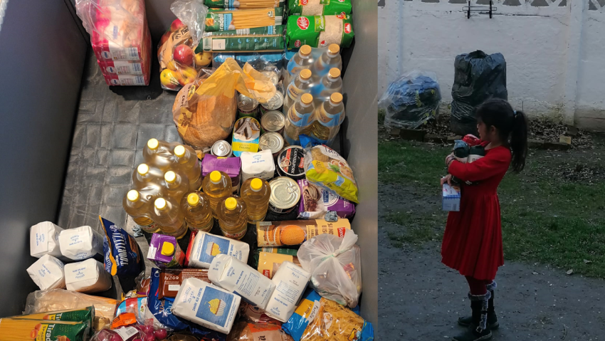 [AUDIO-FOTO] Peste 380 de ”kilograme de bunătate” au fost donate în Reșița pentru persoanele nevoiașe în cadrul campaniei desfășurate de Banca Regională de Alimente Timișoara