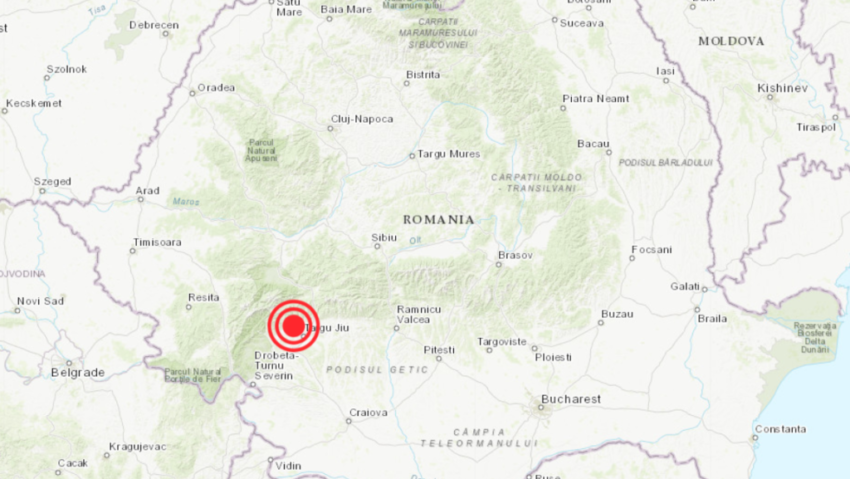 Gorj: Cutremur de 4,4 Richter, produs puțin după ora 11.00