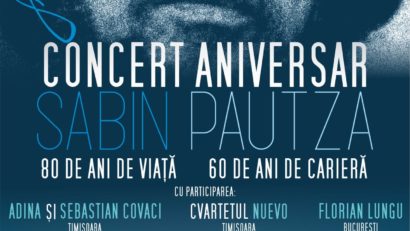 [AUDIO] Concert aniversar Sabin Păutza la Reşiţa, la 60 de ani de carieră şi 80 de viaţă