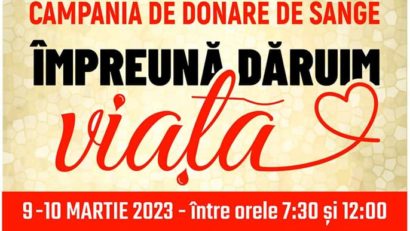 [AUDIO]”Împreună dăruim viaţă” – O nouă campanie de donare de sânge se va desfăşura la Reşiţa, Caransebeş, Timişoara şi Arad