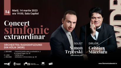 Cristian Măcelaru și Orchestra WDR – Timișoara, capitală culturală europeană, în direct la Radio România Muzical