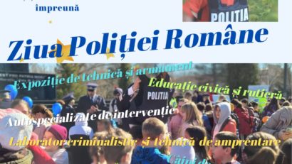 Ziua Poliţiei Române va fi sărbătorită la Reşiţa, cu demonstraţii şi expoziţii